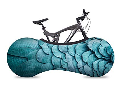 VELOSOCK Bicycle Bike Cover FEATHERS for Indoor Storage - Keeps floors and walls DIRT-FREE - Fits 99% of ALL ADULT Bicycles