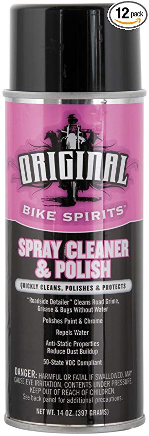 1 Case of Original Bike Spirits Spray Cleaner & Polish 14oz