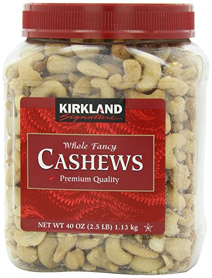 Kirkland Signature Cashews, 40 Ounce (2.5 lbs)