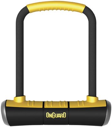 OnGuard 8000 Series Brute STD 16mm U-Lock - Black/Yellow