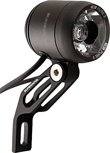 Supernova E3 Pure 3 dynamo bike lights black