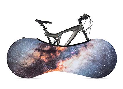 VELOSOCK Bicycle Bike Cover INTERSTELLAR for Indoor Storage - Keeps floors and walls DIRT-FREE - Fits 99% of ALL ADULT Bicycles