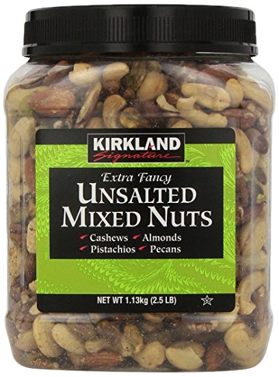 Kirkland Signature Extra Fancy Unsalted Mixed Nuts 2.5 (LB)