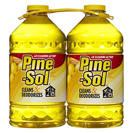 Pine-Sol 2 pk Multi-Surface Disinfectant Lemon Scent (Total of 200 oz)