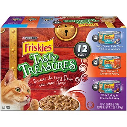 Purina Friskies Tasty Treasures Adult Wet Cat Food Variety Pack