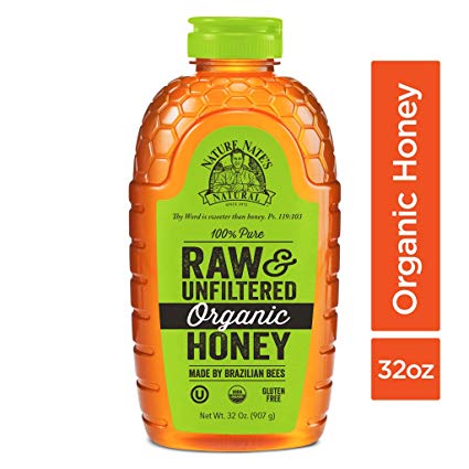 Nature Nate’s 100% Pure Raw & Unfiltered Organic Honey