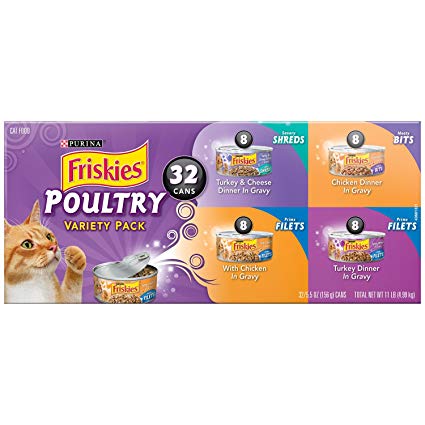 Purina Friskies Poultry Variety Pack Cat Food - (32) 11 lb. Box
