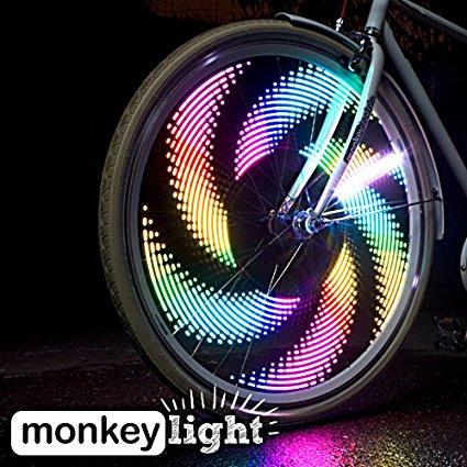 Monkey Light M232 - 200 Lumen - Bike Wheel Light - 32 Full Color LED - Waterproof